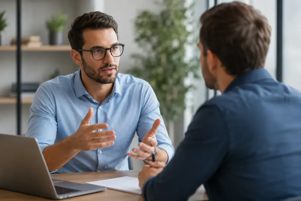 Feedback training tijdens een duidelijk werkgesprek