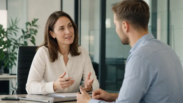 Leidinggevende gebruikt leiderschapstraining om duidelijk en respectvol te sturen